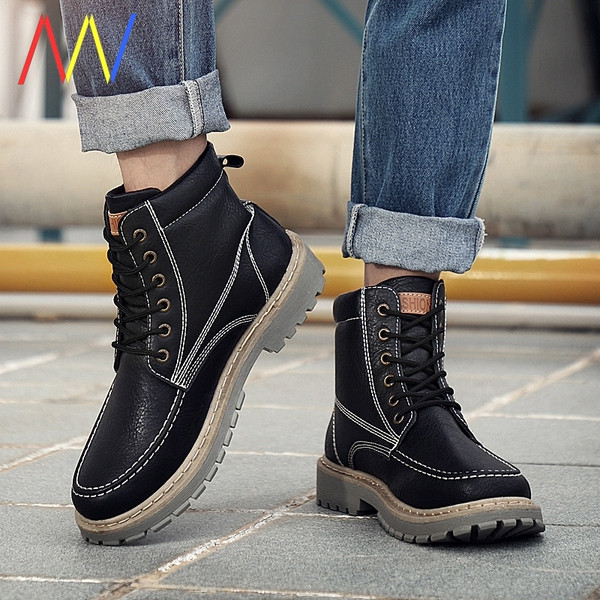 Χειμερινές casual μπότες από οικολογικό δέρμα - δύο μοντέλα