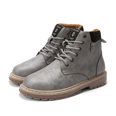 Férfi téli csizma fűzővel