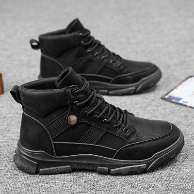 Új fűzős férfi téli cipő modell