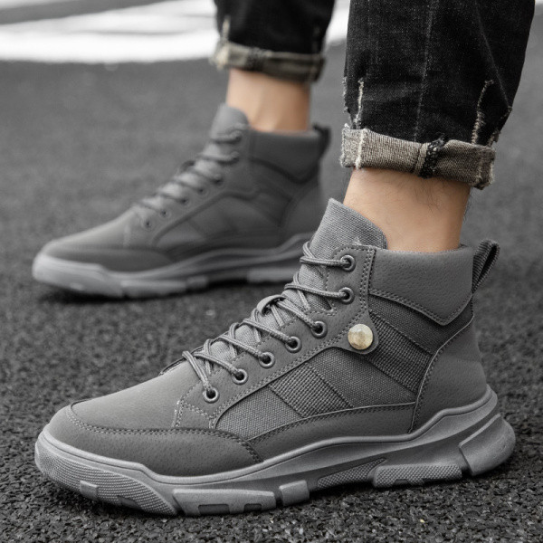 Új fűzős férfi téli cipő modell