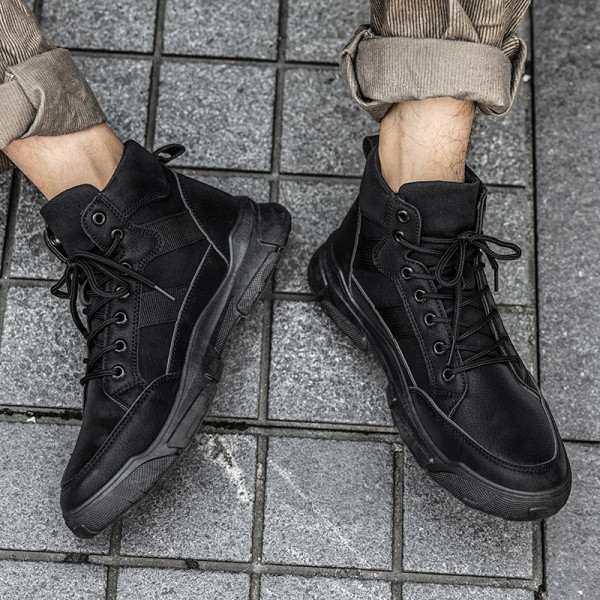 Új fűzős férfi téli cipő modell