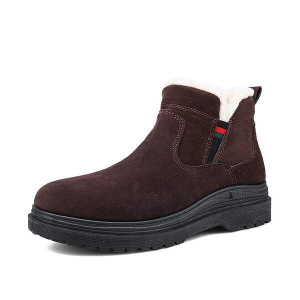 Férfi téli velúr cipő puha párnázással