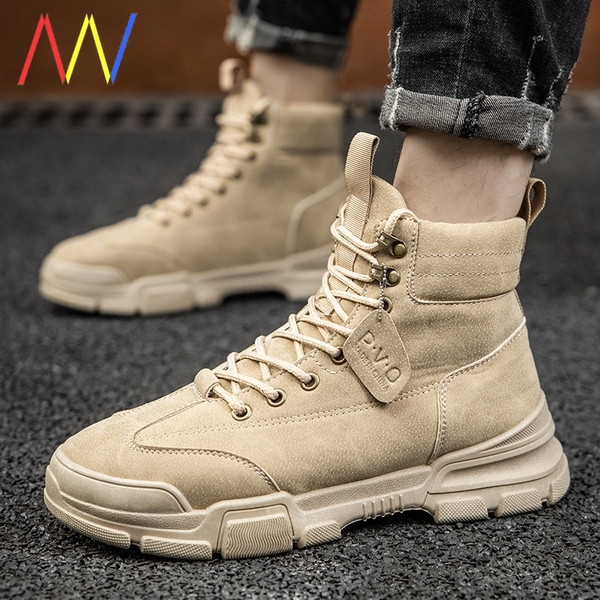 Meleg téli férfi csizma durva talppal