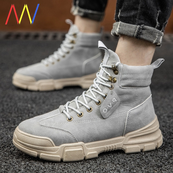 Meleg téli férfi csizma durva talppal