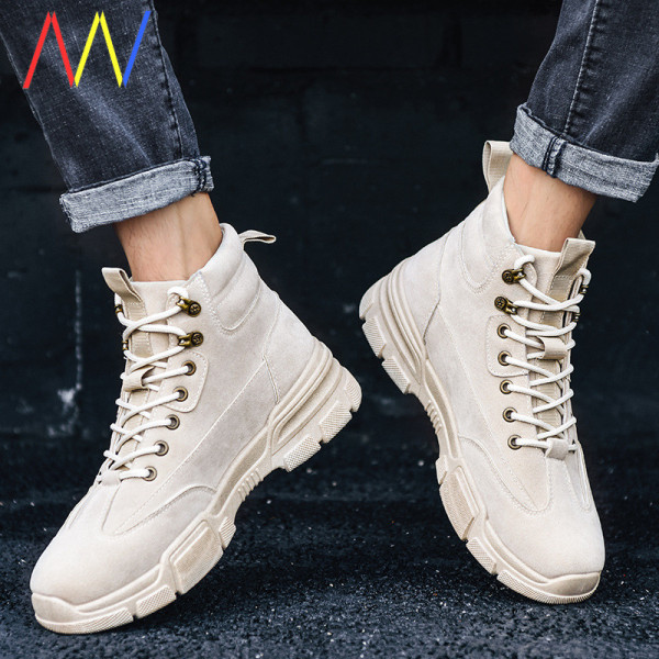 Öko velúrból készült téli csizma férfiaknak