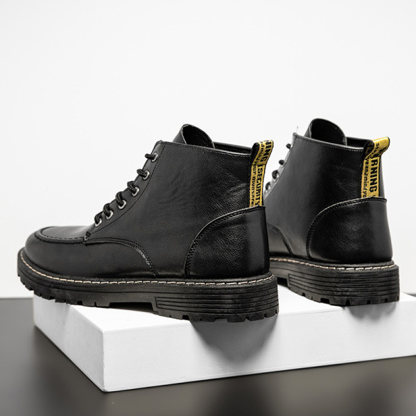 Retro stílusú férfi bőrcipő fűzős