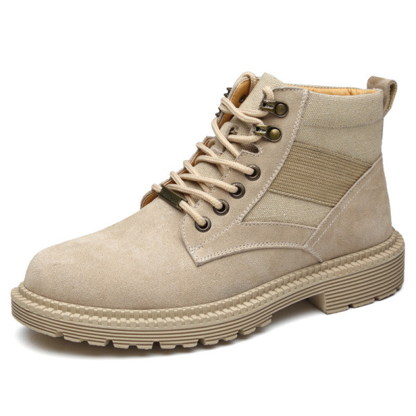 Férfi téli cipő fűzővel és lapos talppal