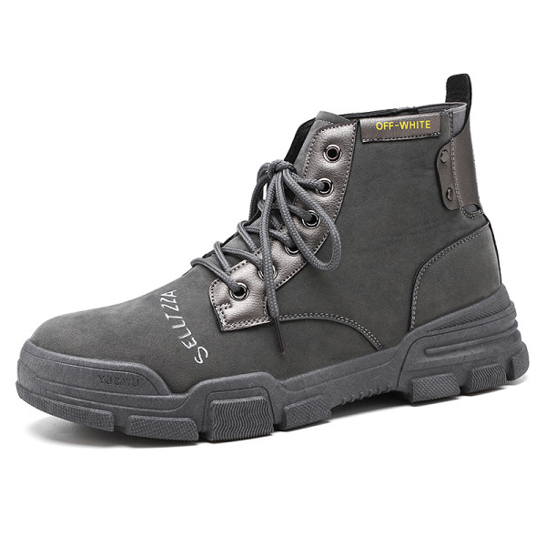 Lapos talpú férfi téli csizma