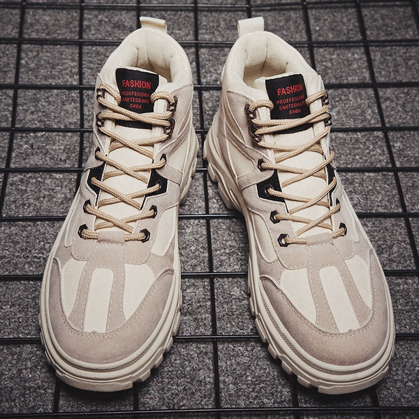 Öko velúrból készült téli férfi csizma fűzős