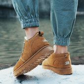 Casual muške cipele s toplom postavom pogodne za zimu