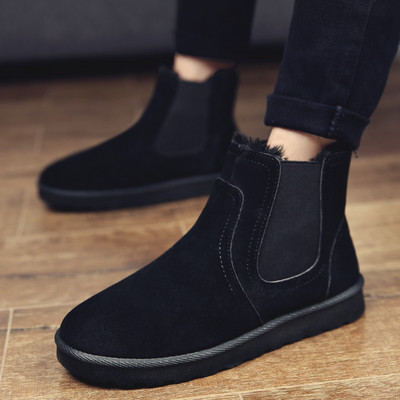 Casual muške cipele s toplom postavom pogodne za zimu