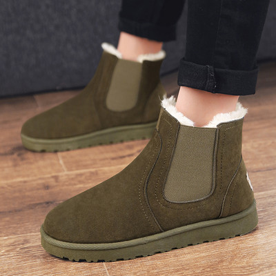 Casual muške cipele s toplom postavom pogodne za zimu