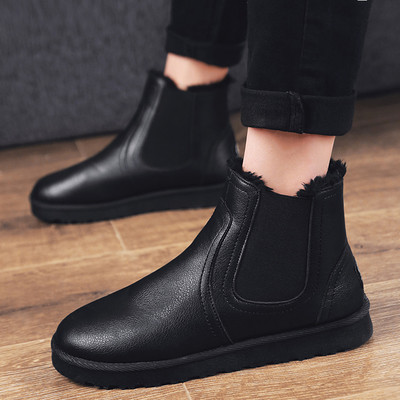 Casual muške cipele s toplom postavom pogodne za zimu