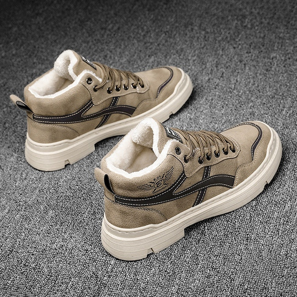 Alkalmi cipő meleg béléssel férfiaknak