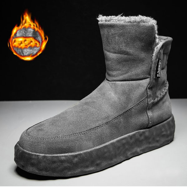 Lapos talpú férfi velúr téli cipő