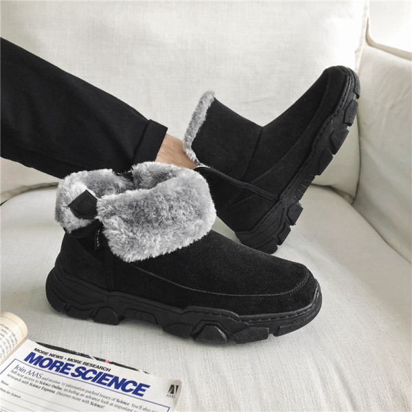 Téli meleg csizma durva talppal férfiaknak