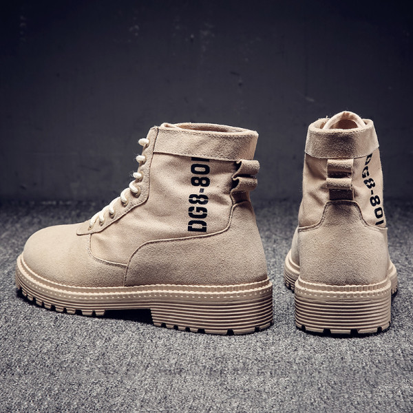 Alkalmi férfi csizma durva talppal