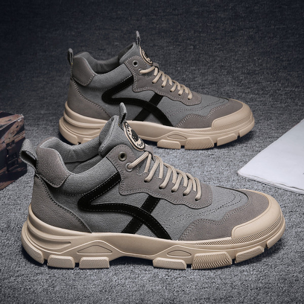 Férfi alkalmi téli cipő fűzővel