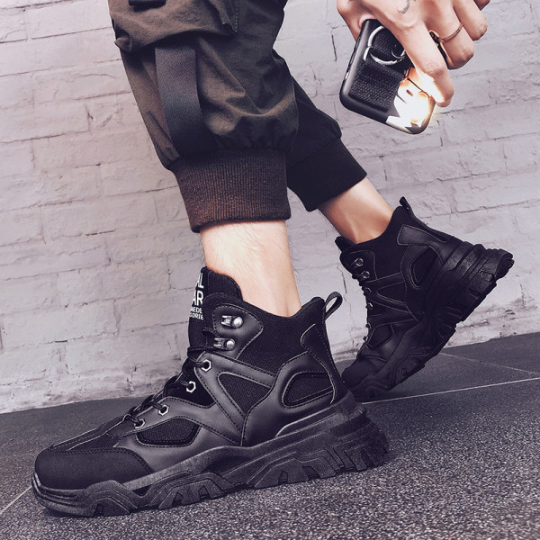 Meleg férfi cipő vastag talppal