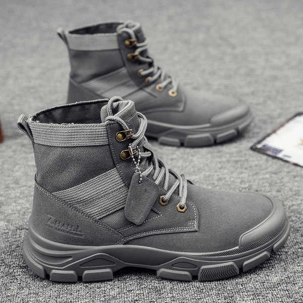 Férfi alkalmi téli cipő sima modell