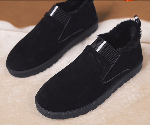 Eko bőrből vagy öko velúrból készült férfi téli cipő meleg béléssel