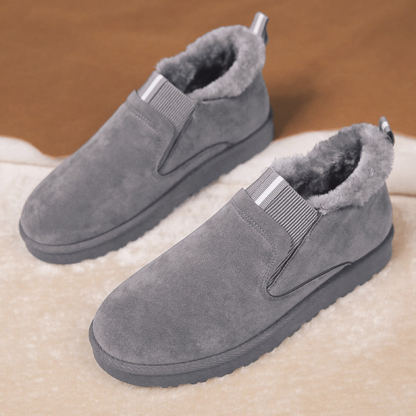 Eko bőrből vagy öko velúrból készült férfi téli cipő meleg béléssel