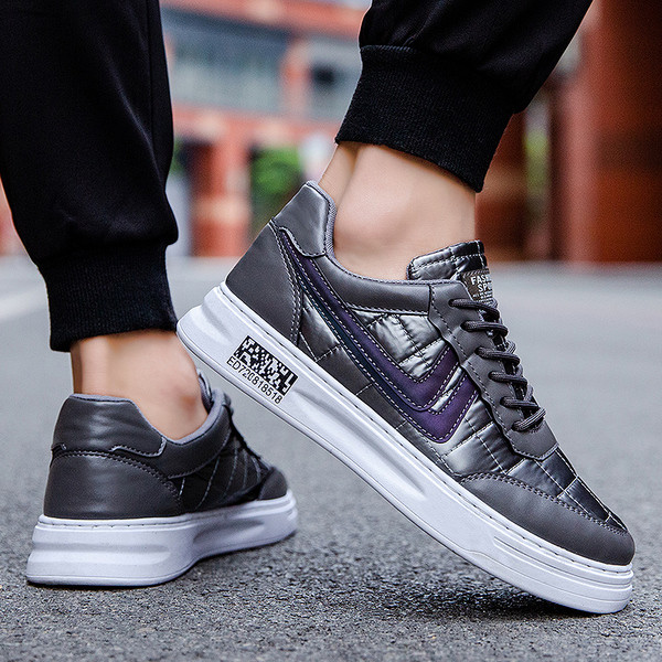 Alkalmi férfi tornacipő meleg béléssel