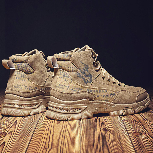 Téli férfi cipők öko velúrból