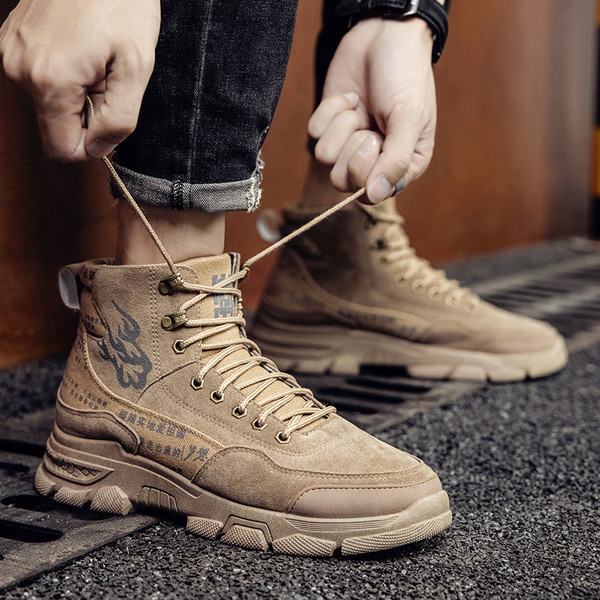 Téli férfi cipők öko velúrból