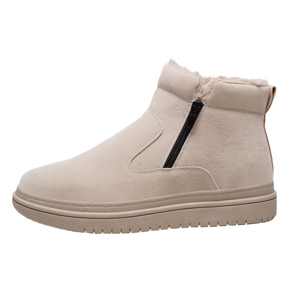 Férfi velúr csizma cipzárral és meleg béléssel