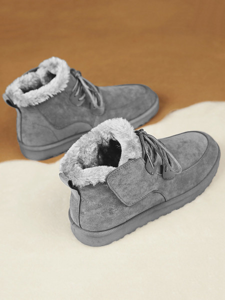 Öko velúrból készült férfi alkalmi csizma puha béléssel