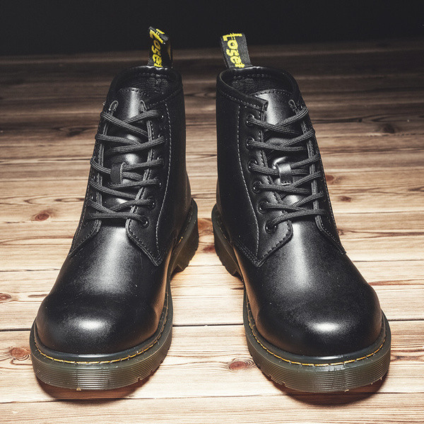 Kožne muške zimske crne cipele sa vezicama - dva modela