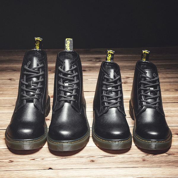 Kožne muške zimske crne cipele sa vezicama - dva modela