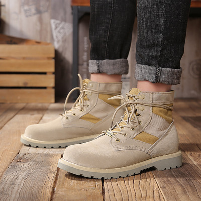 Textilből készült téli férfi csizma meleg béléssel vagy anélkül