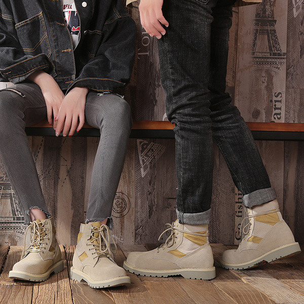 Textilből készült téli férfi csizma meleg béléssel vagy anélkül