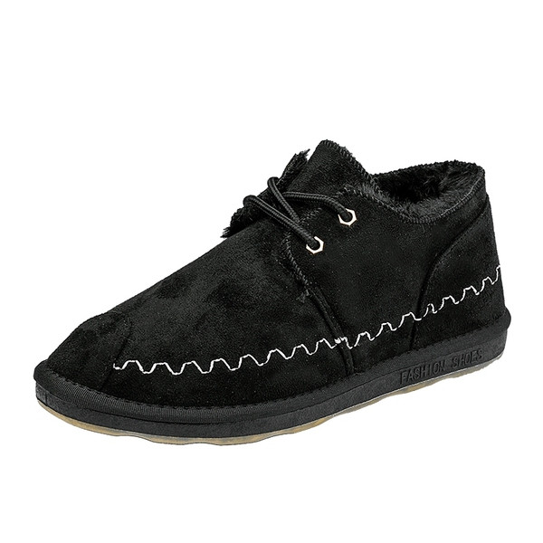 Νέο μοντέλο ανδρικά παπούτσια με ζεστή επένδυση και κορδόνια