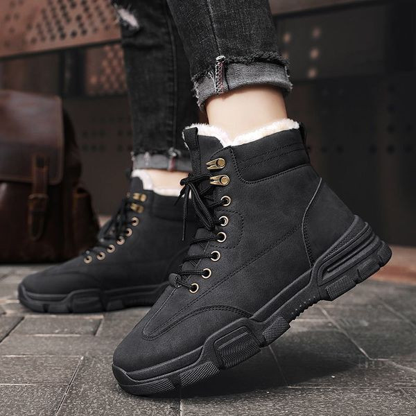 Sooja voodri ja paeltega meeste talvejalatsid