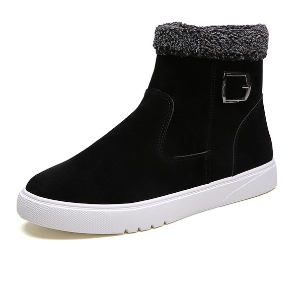 Férfi csizma meleg béléssel és csattal