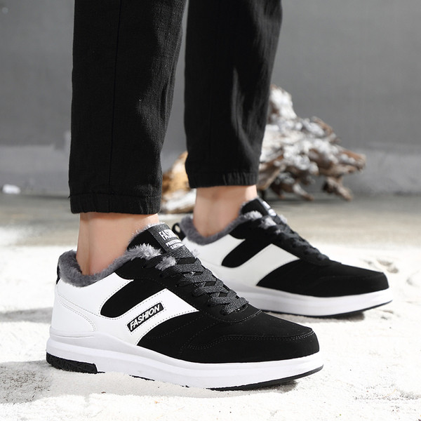 Férfi téli cipő meleg béléssel