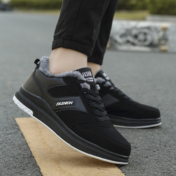 Férfi téli cipő meleg béléssel