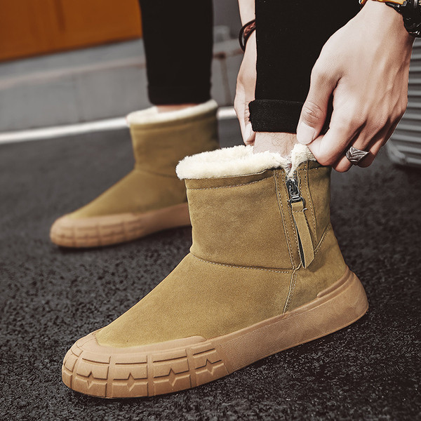 Téli csizma meleg béléssel férfiaknak