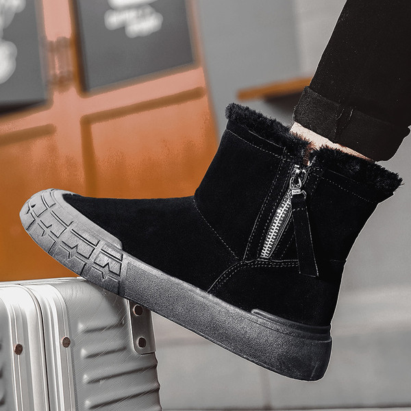 Téli csizma meleg béléssel férfiaknak