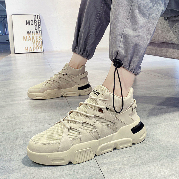 Aktuális férfi téli cipő durva magas talppal