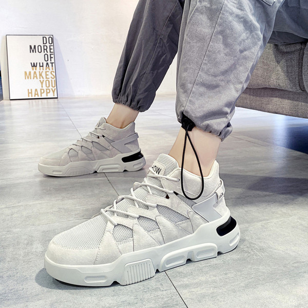 Aktuális férfi téli cipő durva magas talppal