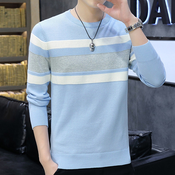 Muški casual džemper s okruglim izrezom