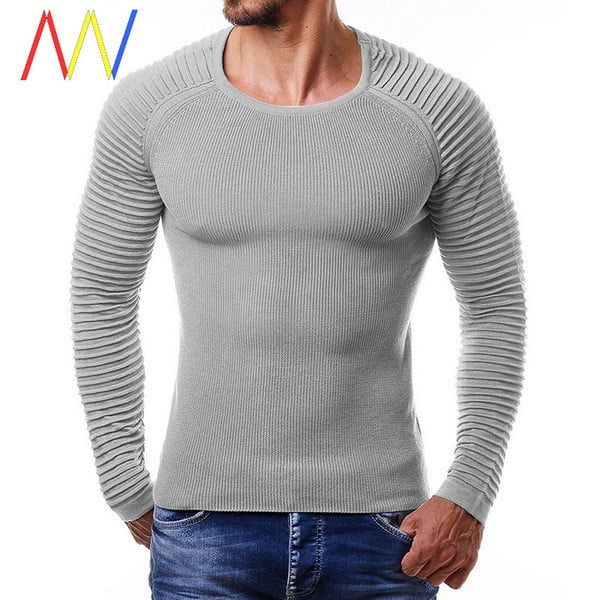 Modern testhezálló férfi pulóver