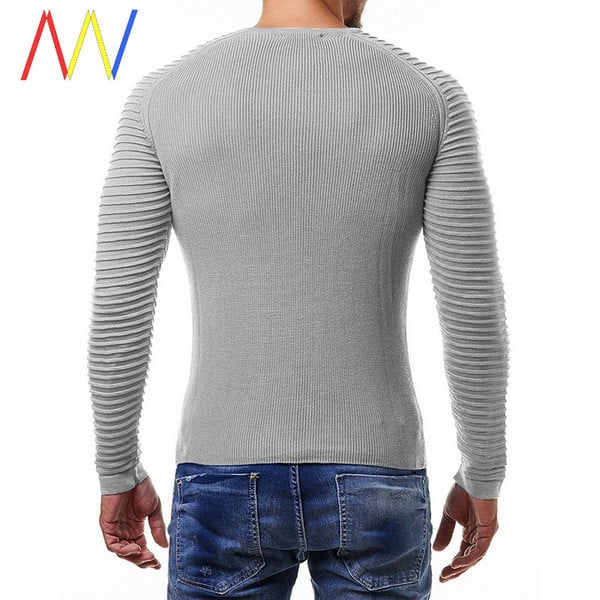 Modern testhezálló férfi pulóver