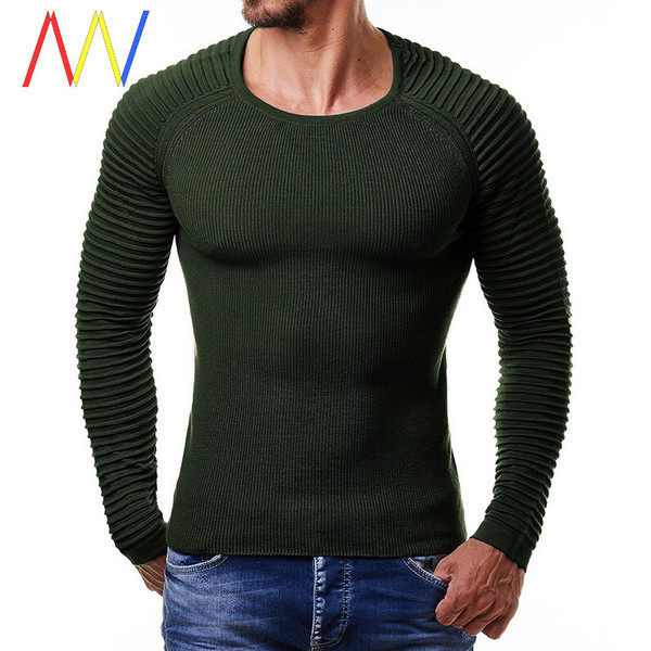 Modern testhezálló férfi pulóver