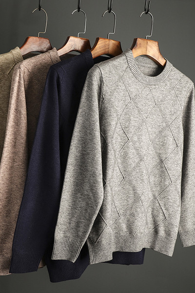 Alkalmi férfi téli pulóver