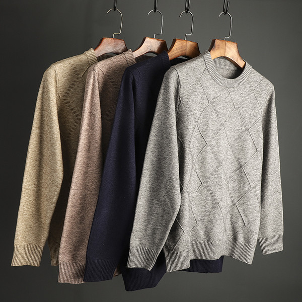 Alkalmi férfi téli pulóver